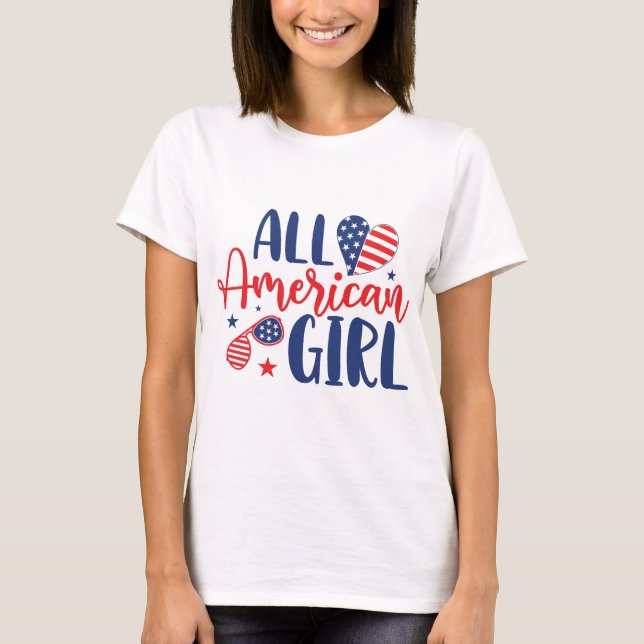 Camiseta Todos los Chicas estadounidenses (Anverso)