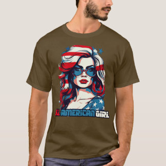 Camiseta Todos los Chicas estadounidenses 4