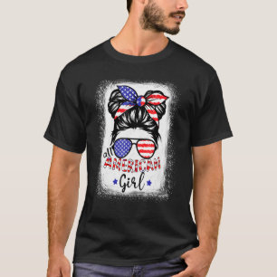 Camiseta Todos los Chicas estadounidenses blanqueados patri