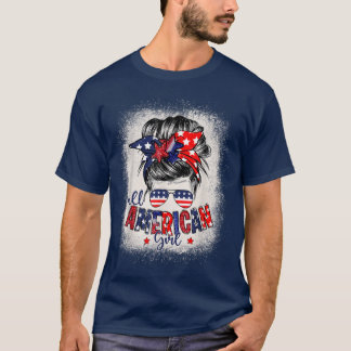 Camiseta Todos los Chicas norteamericanos 4 de julio, la hi