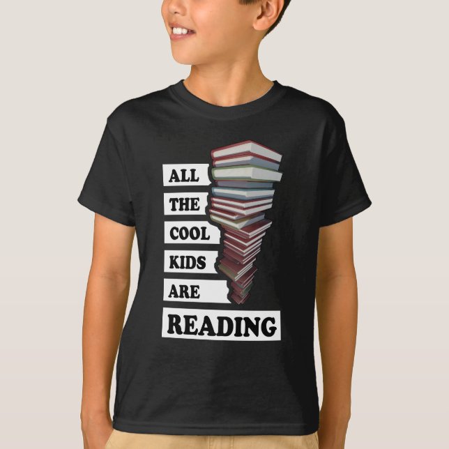 Camiseta Todos los chicos geniales están leyendo - para los (Anverso)