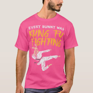 Camiseta Todos los conejitos eran Kung Fu luchando contra e