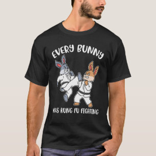 Camiseta Todos los conejitos estaban peleando con Kung Fu