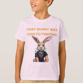 Camiseta Todos los conejitos estaban peleando en kung fu