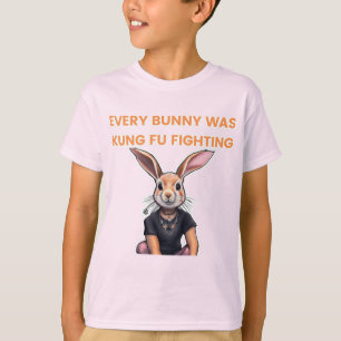 Camiseta Todos los conejitos estaban peleando en kung fu