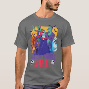 Camiseta Todos los demonios me aman zombie bruja fantasma d