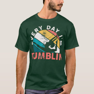 Camiseta Todos los días, en Tumblin, hago girar la gimnasia