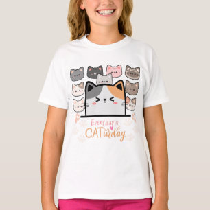 Camiseta Todos los días es Cat-urday