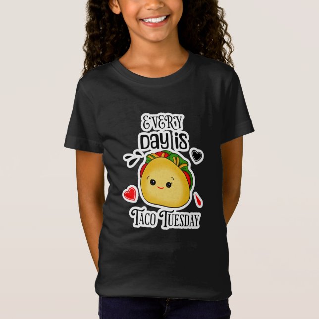 Camiseta Todos los días es martes en el Taco (Anverso)