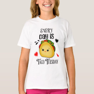Camiseta Todos los días es martes en el Taco