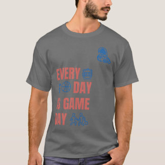 Camiseta Todos los días es vintage del día del juego