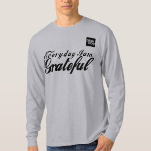 Camiseta Todos los días estoy agradecido de tener manga la