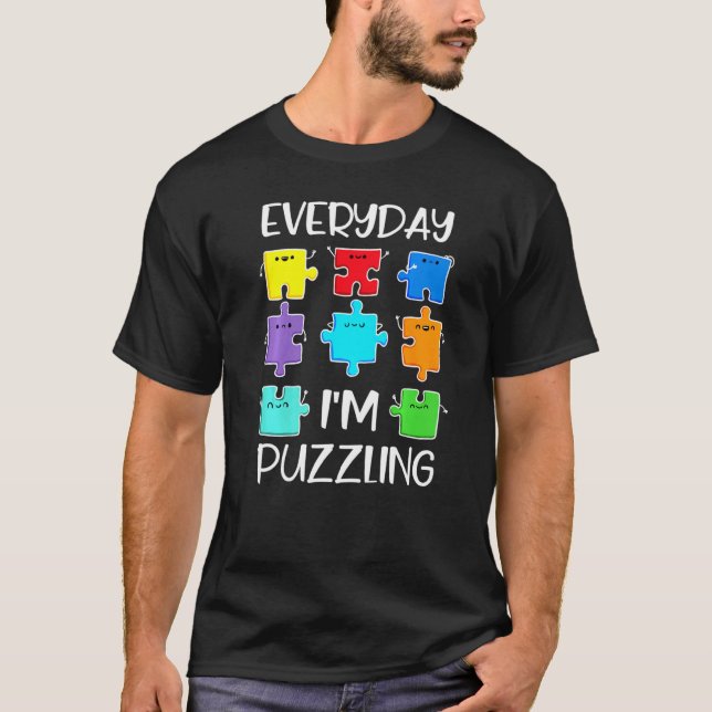 Camiseta Todos los días estoy rompiendo mi cabeza Concienci (Anverso)