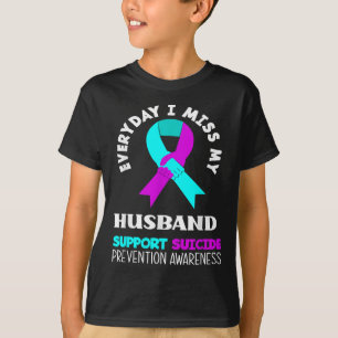 Camiseta Todos los días extraño a mi esposo Apoyo a la conc
