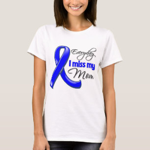 Camiseta Todos los días extraño el cáncer de colon de mi ma
