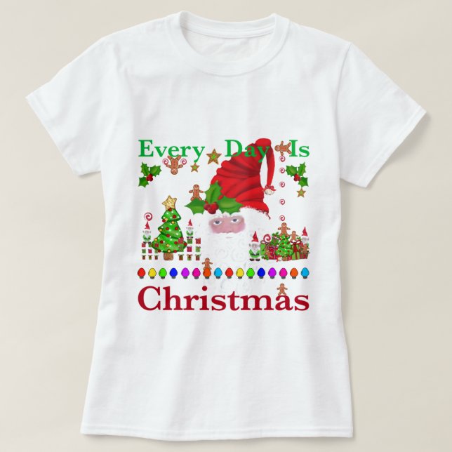 Camiseta Todos los días hay Navidades (Diseño del anverso)