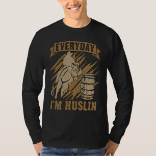 Camiseta Todos los días me encanta el Rodeo de barriles de