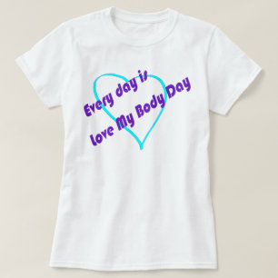 Camiseta Todos los días me encanta mi cuerpo Día Plus tamañ
