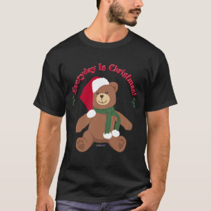 Camiseta ¡Todos Los Días Son Navidades! Oso de Teddy de Nav