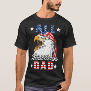 Camiseta Todos Los Estadounidenses Aguila 4 De Julio Día De