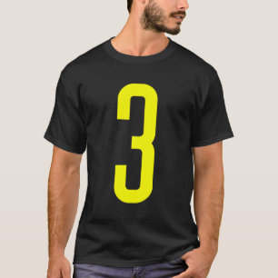 Camiseta Todos los fans deportivos Amarillo favorito número
