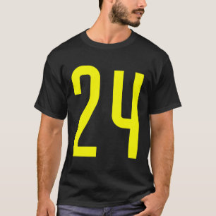 Camiseta Todos los fans deportivos Amarillo favorito número