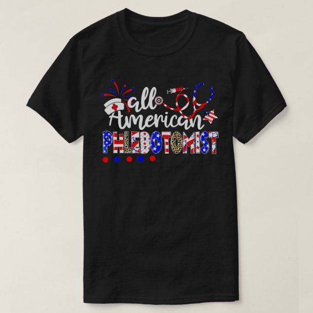 Camiseta Todos los Flebotomistas Americanos Fuegos Artifici (Diseño del anverso)