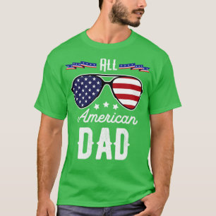 Camiseta Todos Los Gafas De Sol De Papá Americano 4 De Juli