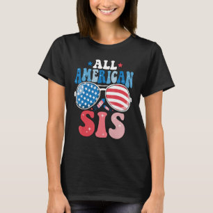 Camiseta Todos los gafas de sol Sis americanos 4 de julio