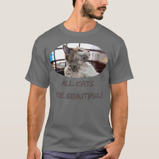 Camiseta todos los gatos son hermosos 2
