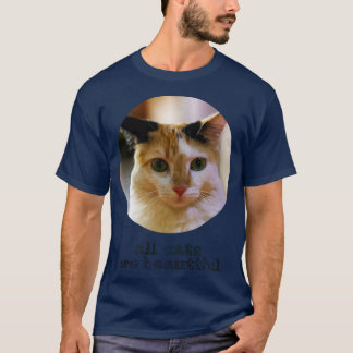 Camiseta todos los gatos son hermosos 5
