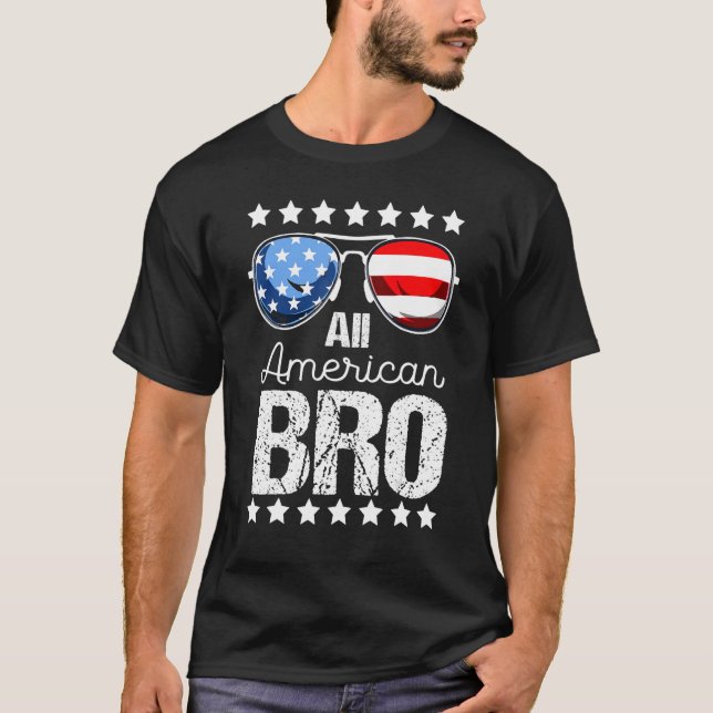 Camiseta Todos los hermanos estadounidenses 4 de julio Men  (Anverso)