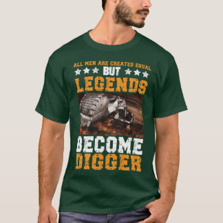 Camiseta Todos los hombres creados iguales pero las leyenda
