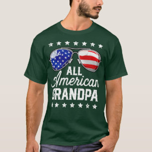 Camiseta Todos los hombres del Día del Abuelo Norteamerican