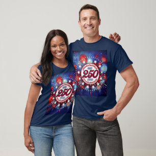 Camiseta Todos los hombres son creados fuegos artificiales 