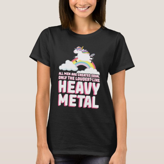 Camiseta todos los hombres son creados igual fuerte festiva (Anverso)