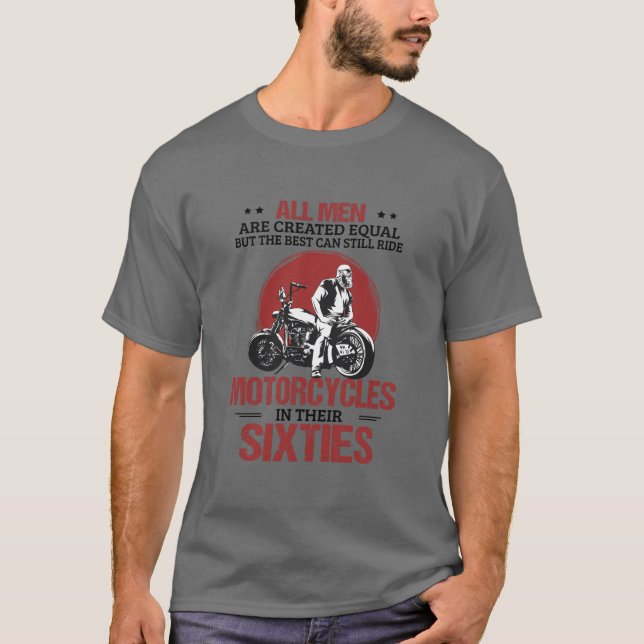 Camiseta Todos Los Hombres Son Creados Igual Que Las Motoci (Anverso)
