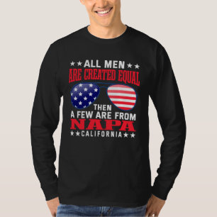 Camiseta Todos los hombres son creados iguales Napa Califor
