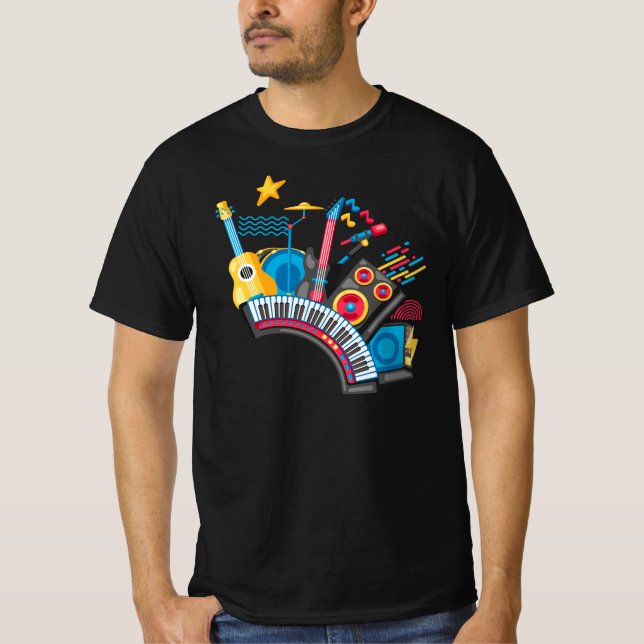Camiseta Todos los instrumentos musicales (Anverso)