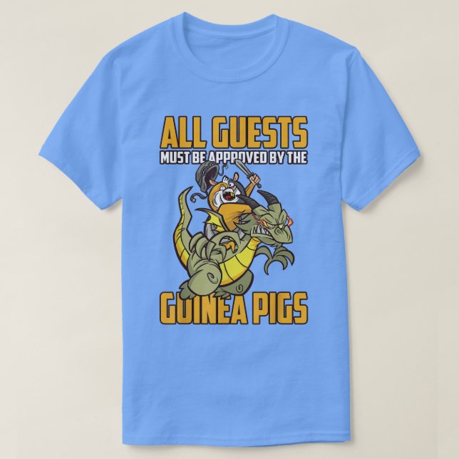 Camiseta Todos los invitados deben ser aprobados por los ce (Diseño del anverso)