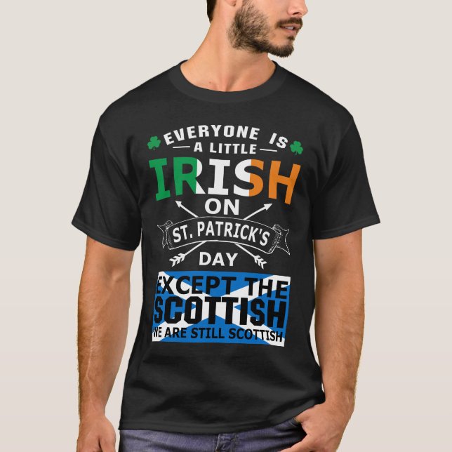 Camiseta Todos los irlandeses escoceses San Patricio (Anverso)