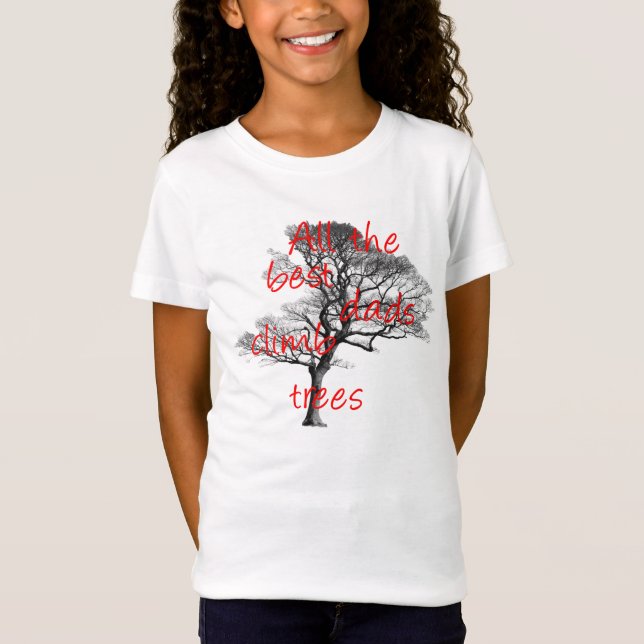 Camiseta Todos los mejores papás trepan árboles, arborista (Anverso)
