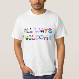 Camiseta Todos los modos bienvenida a la inclusión LGBTQIA+