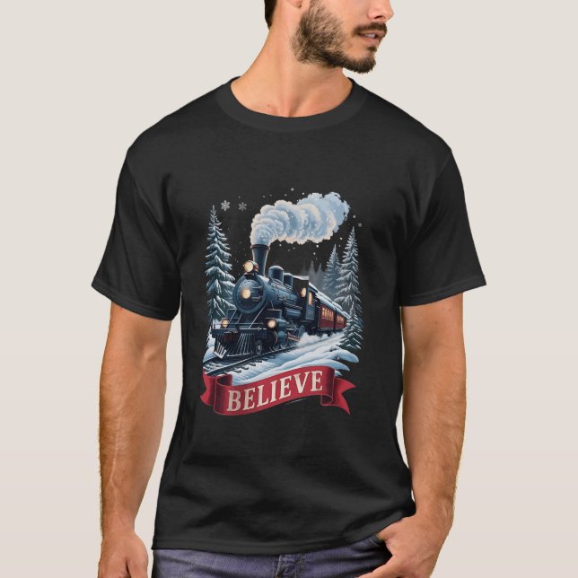 Camiseta Todos los Navidades de Polar Express a bordo de la (Anverso)