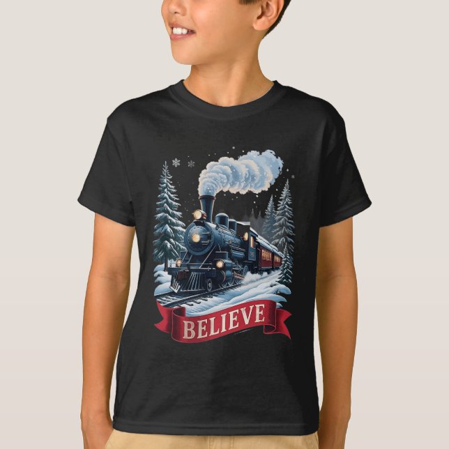 Camiseta Todos los Navidades de Polar Express a bordo de la (Anverso)