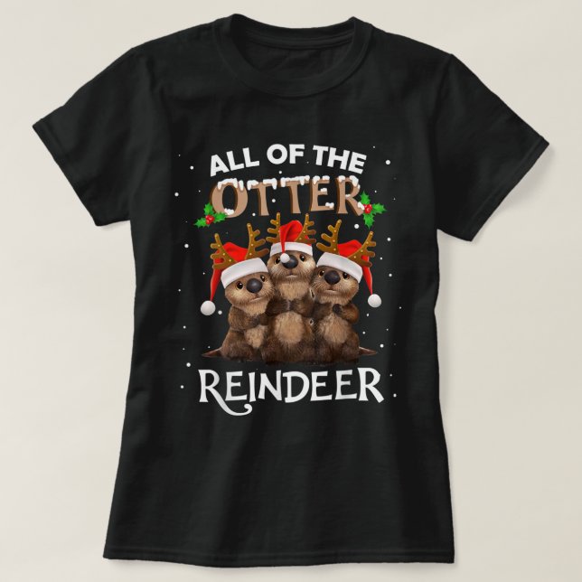 Camiseta Todos los Navidades de renos más extraños son grac (Diseño del anverso)
