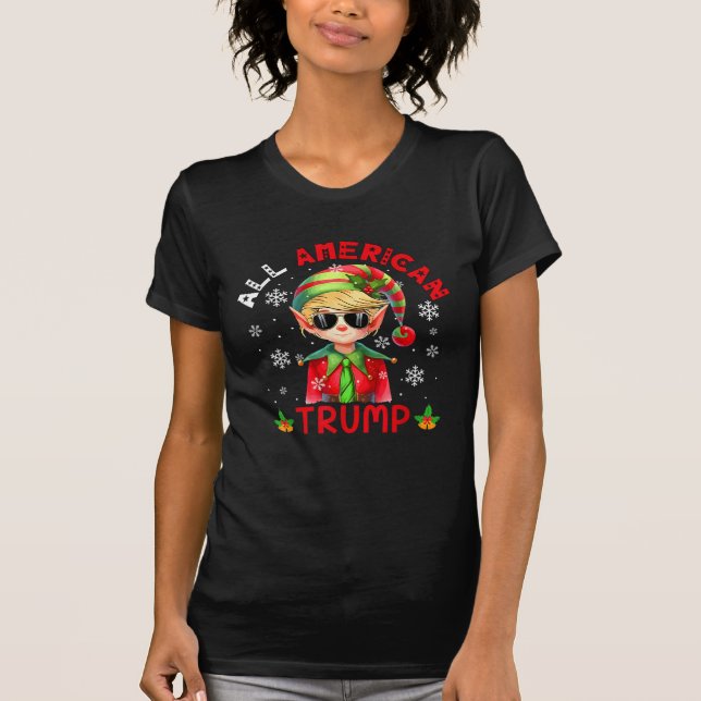 Camiseta Todos los Navidades estadounidenses de Trump (Anverso)
