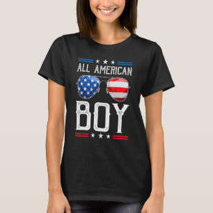 Camiseta Todos Los Niños Americanos 4 De Julio Son Gafas De