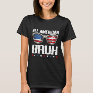 Camiseta Todos Los Niños Americanos Bruh 4 De Julio Adolesc