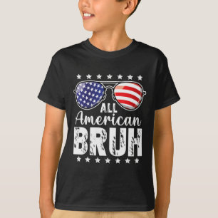 Camiseta Todos Los Niños Americanos Bruh 4 De Julio Adolesc